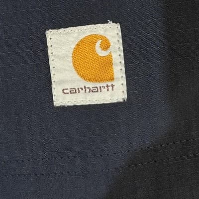 Carhartt Pants Mens 29x29 Navy Relaxed Fit Ripstop Utility Zip Pocket Workwear - Thumbnail 5