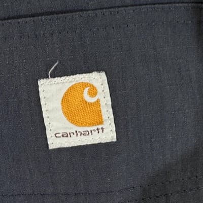 Carhartt Pants Mens 29x28 Navy Ripstop Relaxed Fit Workwear Utility Pockets - Thumbnail 5