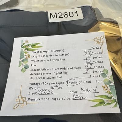 Carhartt Pants Mens 29x28 Navy Relaxed Fit Ripstop Utility Workwear Durable - Thumbnail 9