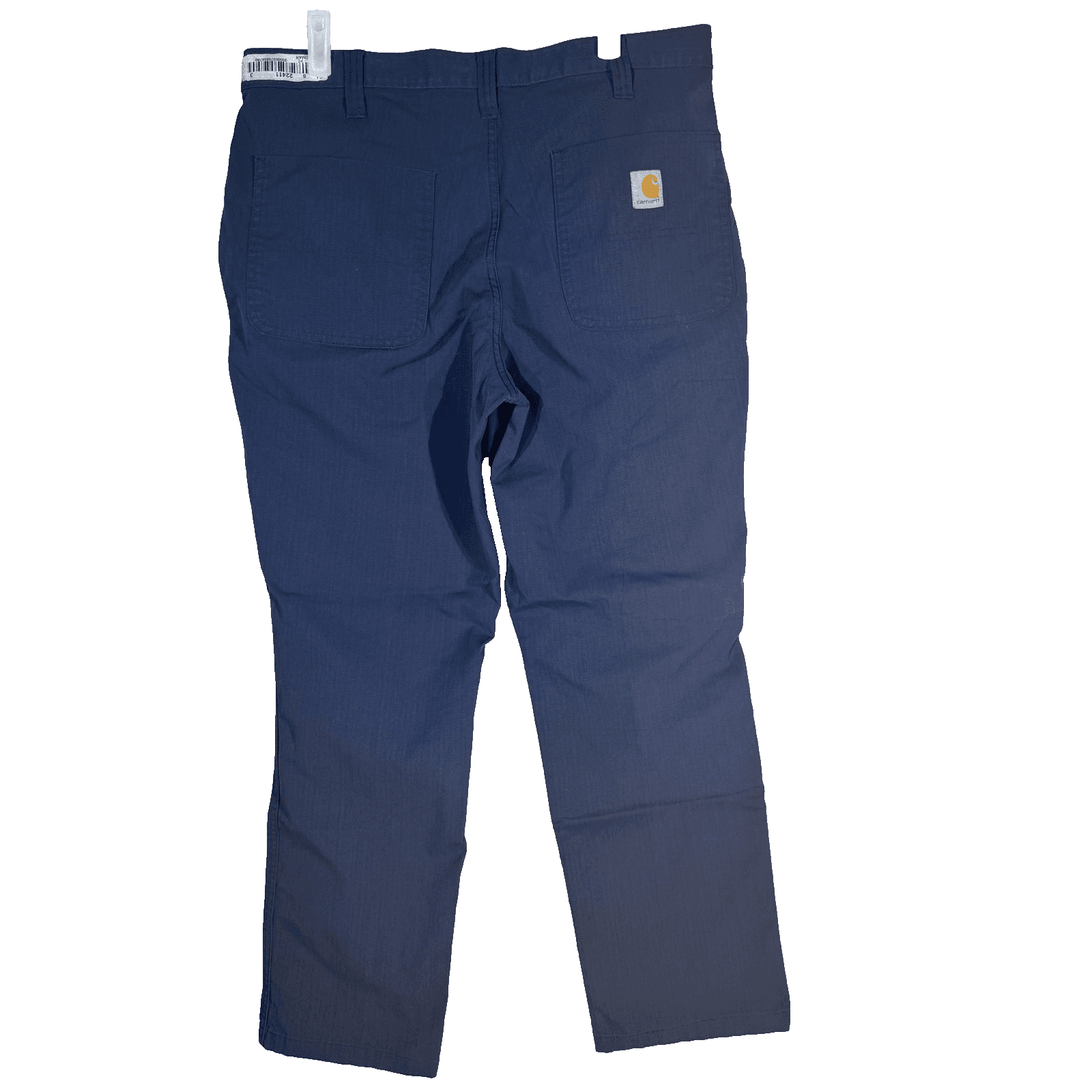 Carhartt Pants Mens 34x29 Navy Ripstop Workwear Utility Cargo Pockets Zipper - Thumbnail 2