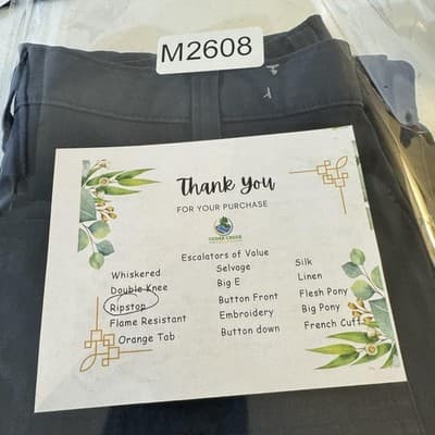 Carhartt Pants Mens 29x29 Navy Relaxed Fit Ripstop Utility Zip Pocket Workwear - Thumbnail 9