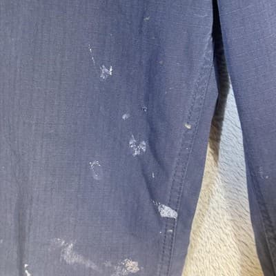 Carhartt Pants Mens 34x29 Navy Relaxed Fit Ripstop Workwear Paint Stains Utility - Thumbnail 3