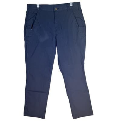 Carhartt Pants Mens 34x29 Navy Ripstop Workwear Utility Cargo Pockets Zipper - Image 1