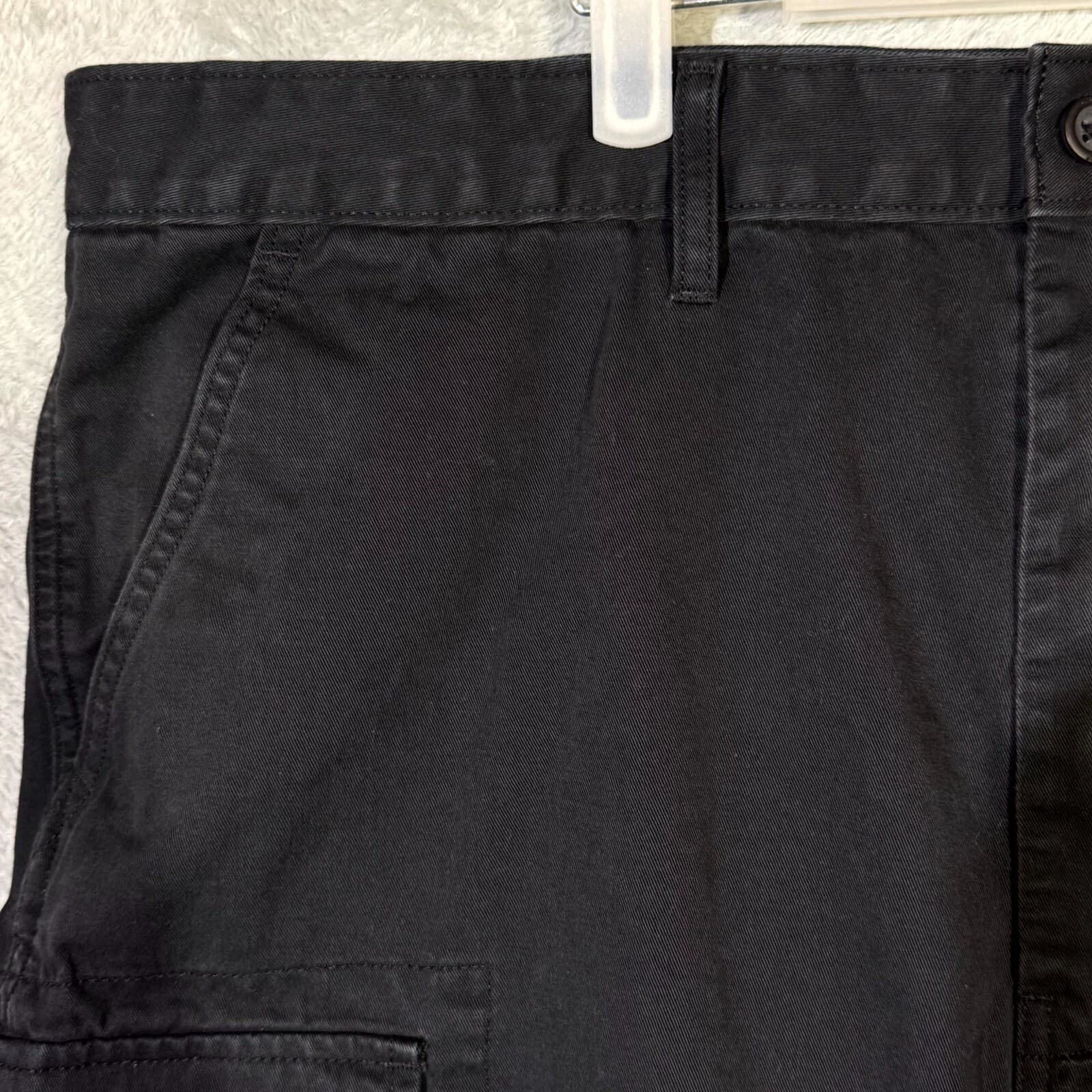 Levi’s Men’s Cargo Shorts 42 Black 100% Cotton High-Rise Classic Fit - Thumbnail 3