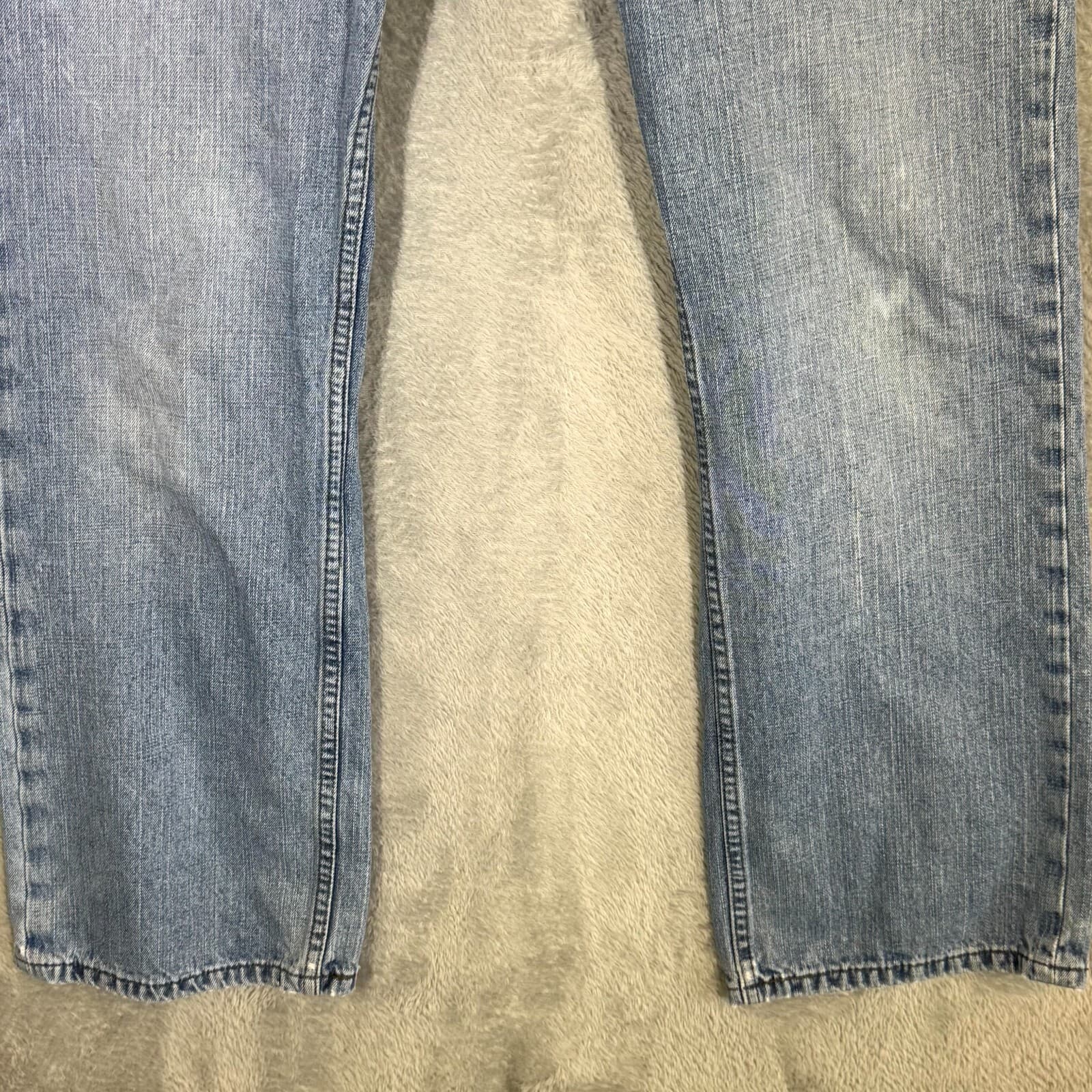 Levi’s 559 Men’s Jeans 34x30 Blue Denim Mid-Rise Straight Leg - Thumbnail 7