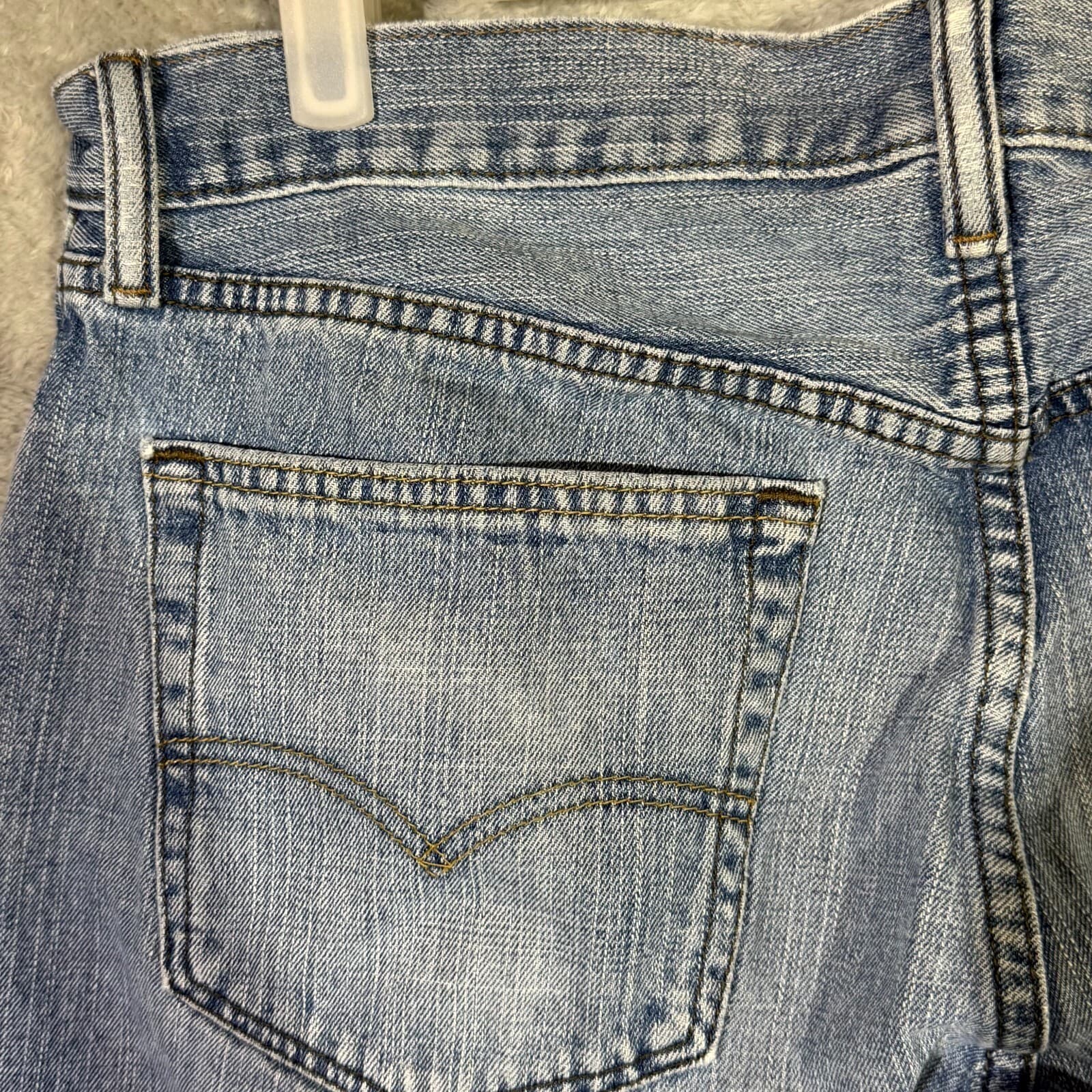 Levi’s 559 Men’s Jeans 34x30 Blue Denim Mid-Rise Straight Leg - Thumbnail 8