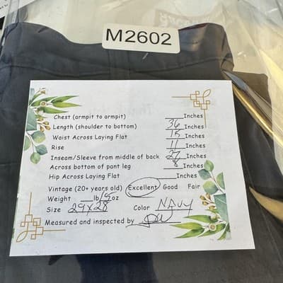 Carhartt Pants Mens 29x28 Navy Ripstop Relaxed Fit Workwear Utility Pockets - Thumbnail 9