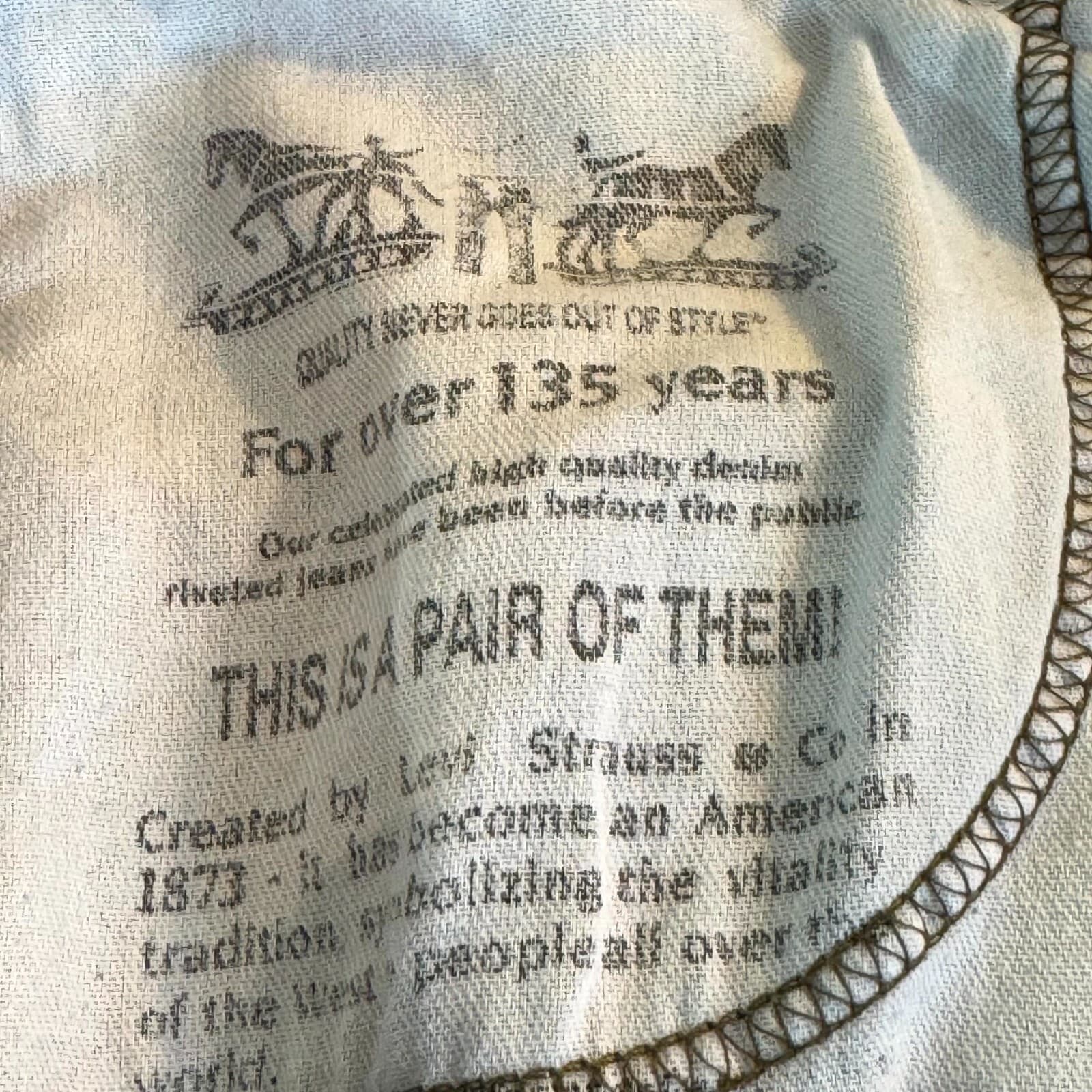 Levi’s 559 Men’s Jeans 34x30 Blue Denim Mid-Rise Straight Leg - Thumbnail 13