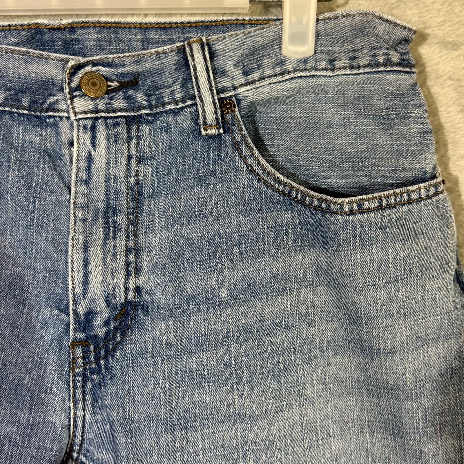 Levi’s 559 Men’s Jeans 34x30 Blue Denim Mid-Rise Straight Leg - Thumbnail 6