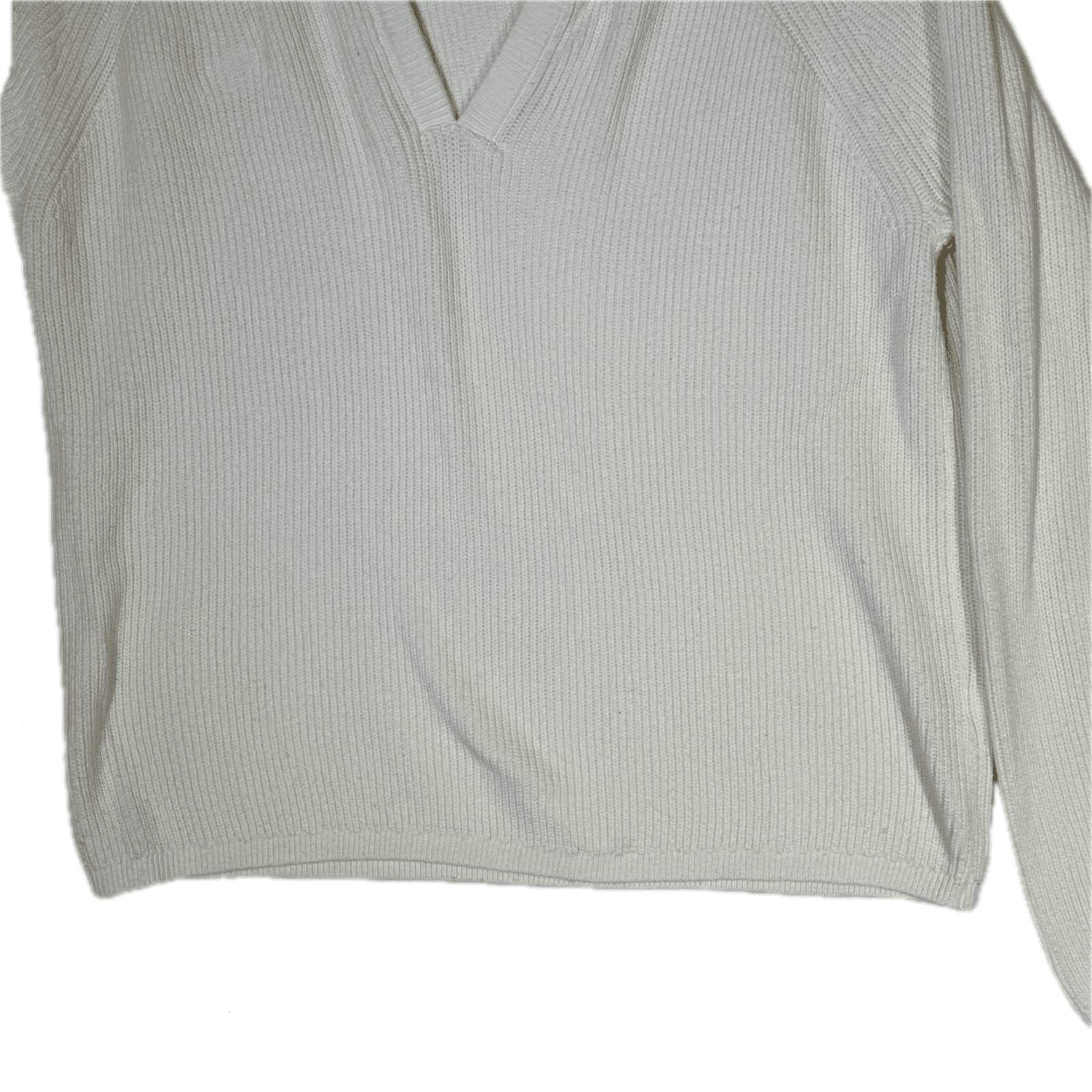 Banana Republic Women’s Ivory Split‑Neck Knit Pullover Sweater – Size S W447 - Thumbnail 9
