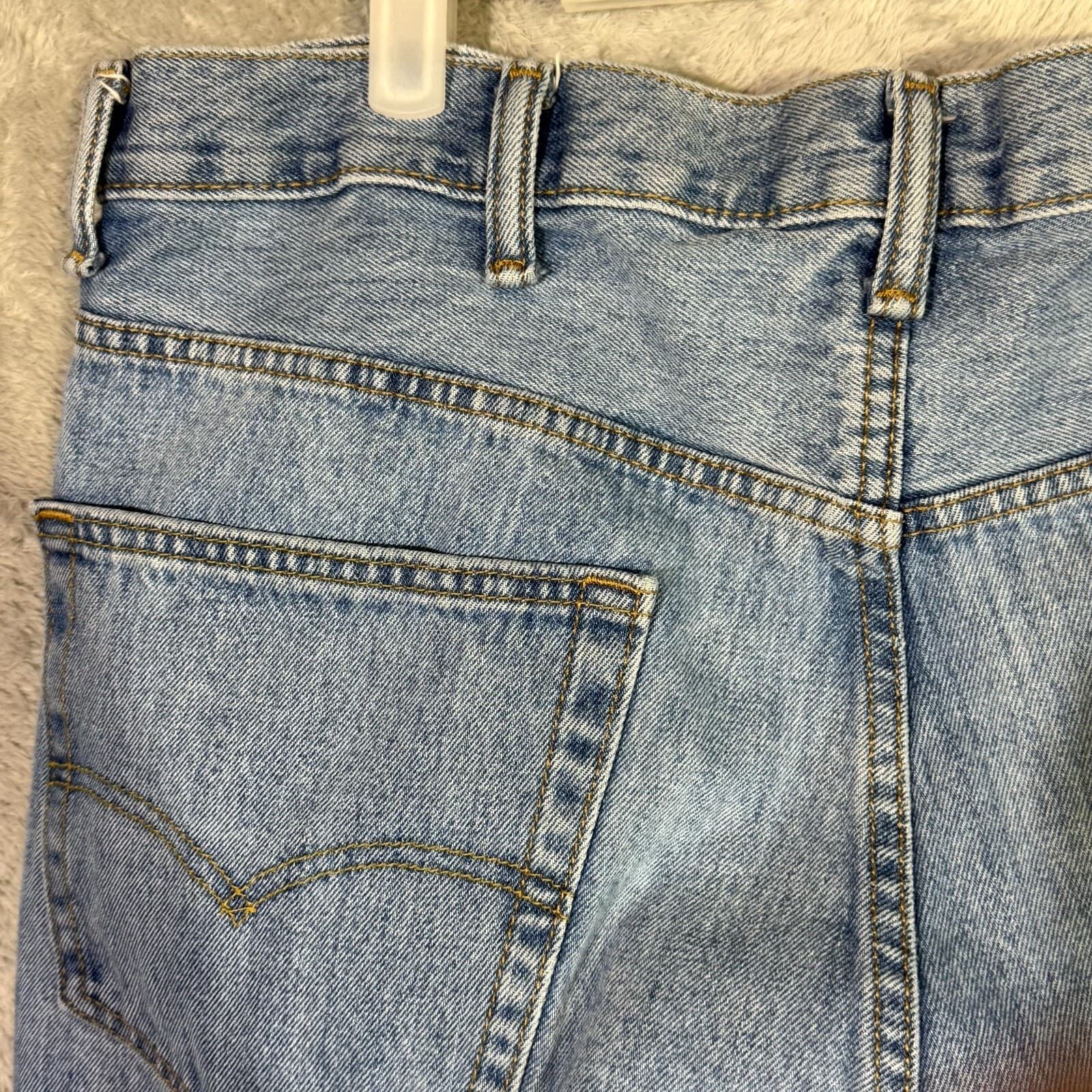 Levi’s 550 Men’s Jeans 38x34 Blue Denim High-Rise Straight Leg - Thumbnail 6