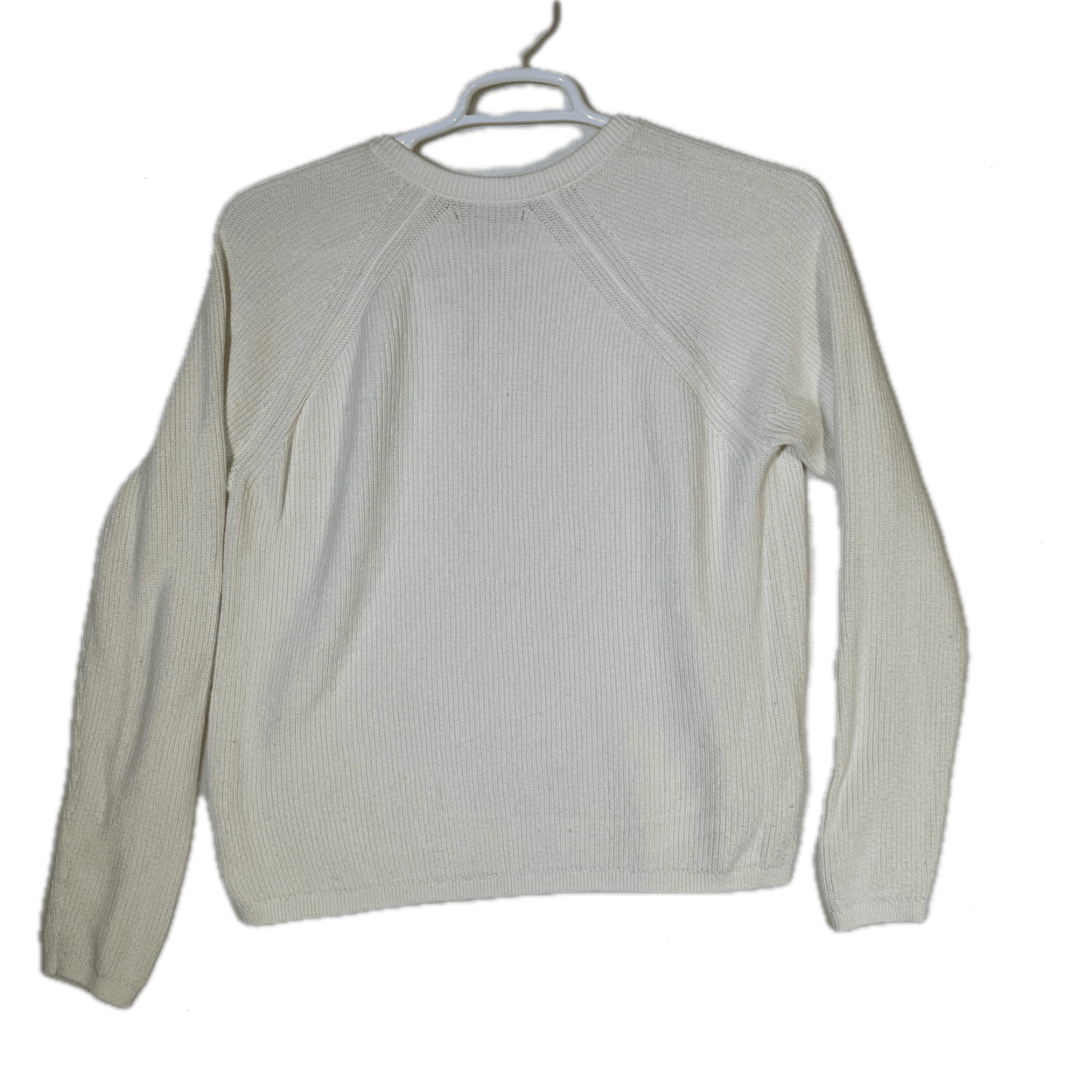 Banana Republic Women’s Ivory Split‑Neck Knit Pullover Sweater – Size S W447 - Thumbnail 2