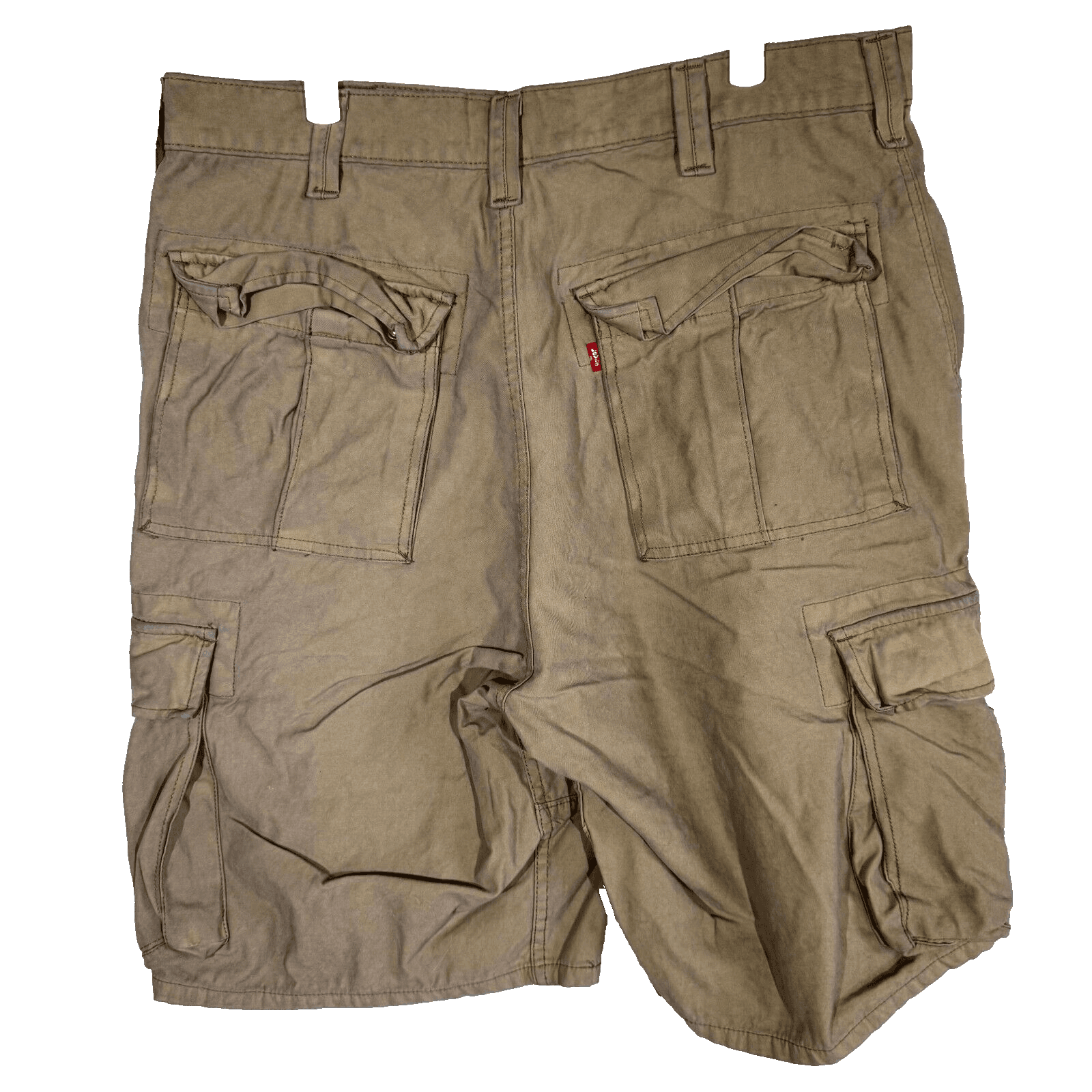 Levi’s Men’s Workwear Cargo Shorts 30 Brown 100% Cotton High-Rise Regular - Thumbnail 2