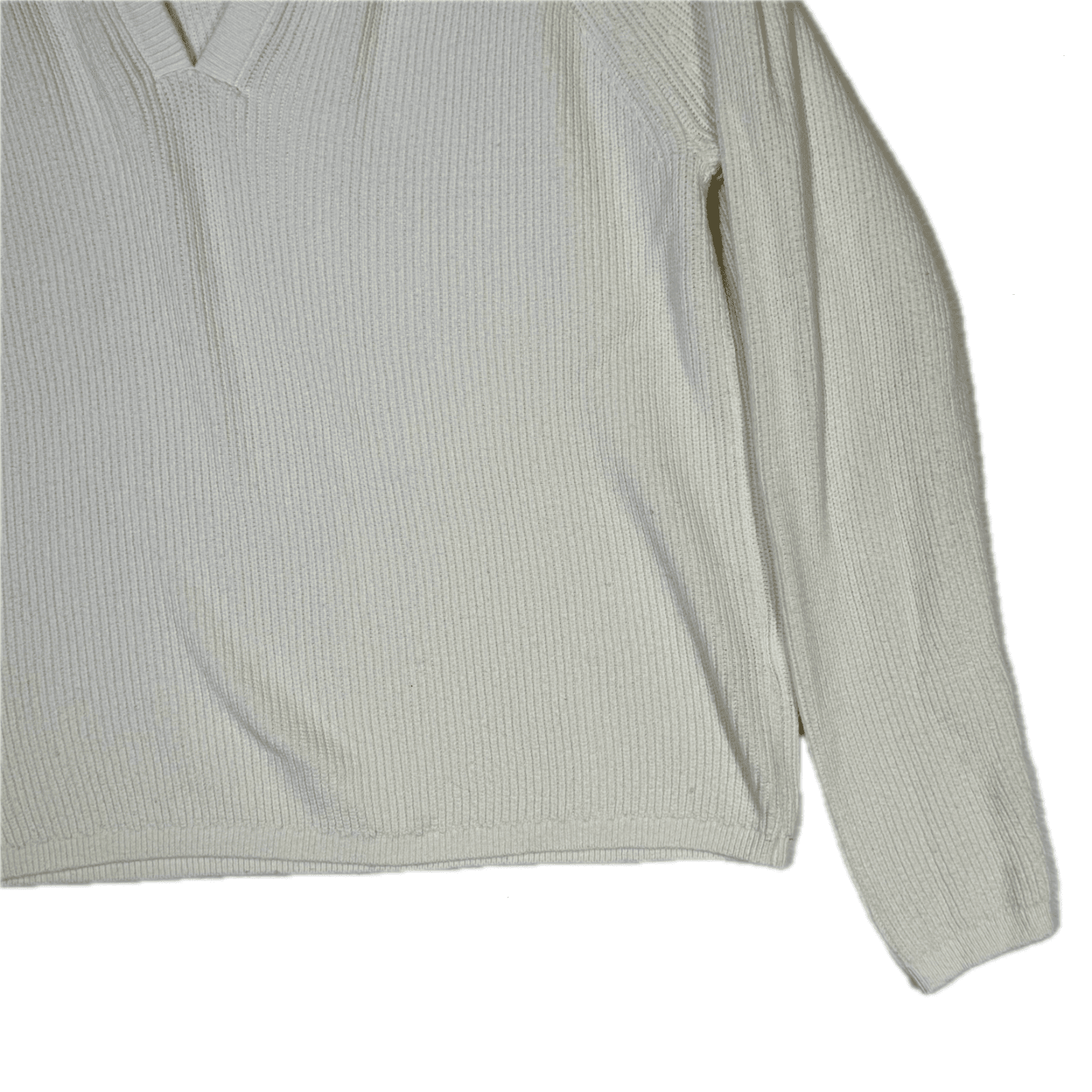 Banana Republic Women’s Ivory Split‑Neck Knit Pullover Sweater – Size S W447 - Thumbnail 5
