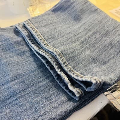 Lucky Brand 361 Vintage Straight Jeans Mens 38x32 Blue Light Wash Denim - Thumbnail 11