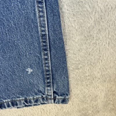 Dickies Jeans Boys 16 Reg Blue Carpenter Regular Fit Denim Work Medium Wash - Thumbnail 2