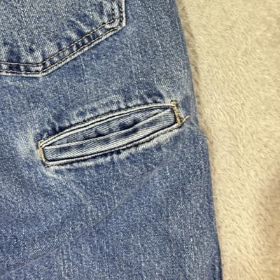 Dickies Jeans Boys 16 Reg Blue Carpenter Regular Fit Denim Work Medium Wash - Thumbnail 4