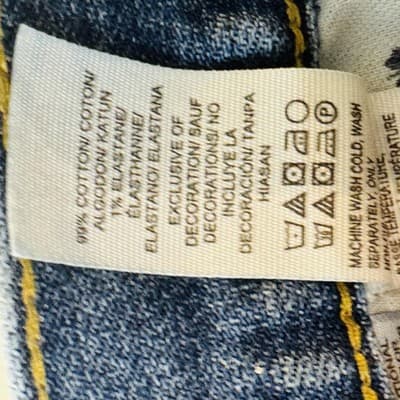 Lucky Brand 361 Vintage Straight Jeans Mens 38x32 Blue Light Wash Denim - Thumbnail 9