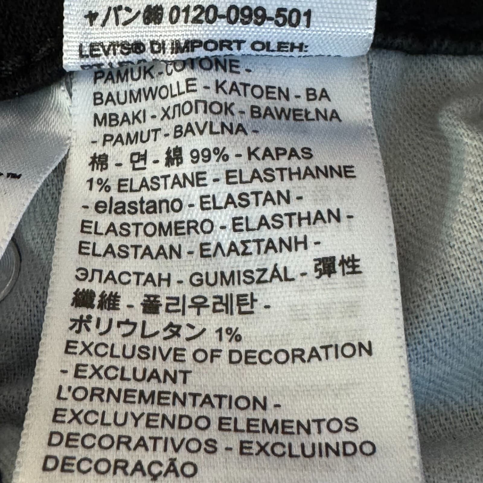 Levi's 541 Mens Jeans 40x32 Black Stretch Mid Rise Athletic Fit Straight - Thumbnail 12