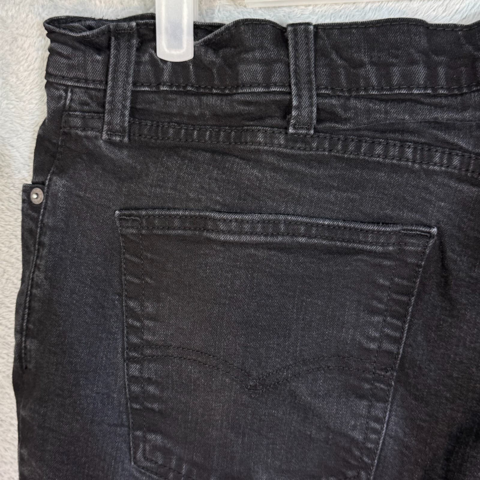 Levi's 541 Mens Jeans 40x32 Black Stretch Mid Rise Athletic Fit Straight - Thumbnail 6