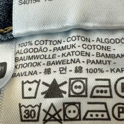 Levis 559 Jeans Mens 40x30 (38x29) Blue Denim Relaxed Straight Classic - Thumbnail 5