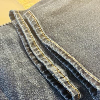 Levis 569 Jeans Mens 29x30 Blue Medium Wash Relaxed Straight Denim Mid Rise - Thumbnail 10