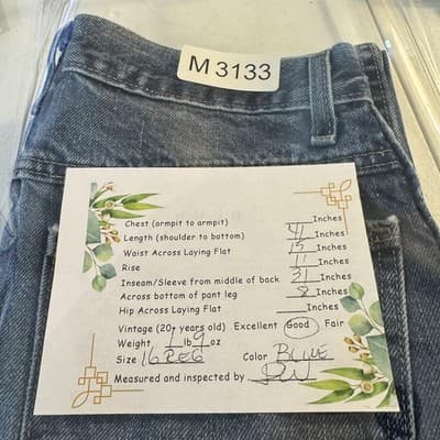 Dickies Jeans Boys 16 Reg Blue Carpenter Regular Fit Denim Work Medium Wash - Thumbnail 11