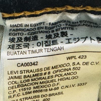 Levis 569 Jeans Mens 29x30 Blue Medium Wash Relaxed Straight Denim Mid Rise - Thumbnail 6