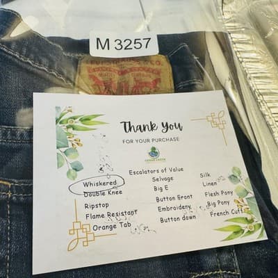 Levis 569 Jeans Mens 29x30 Blue Medium Wash Relaxed Straight Denim Mid Rise - Thumbnail 11