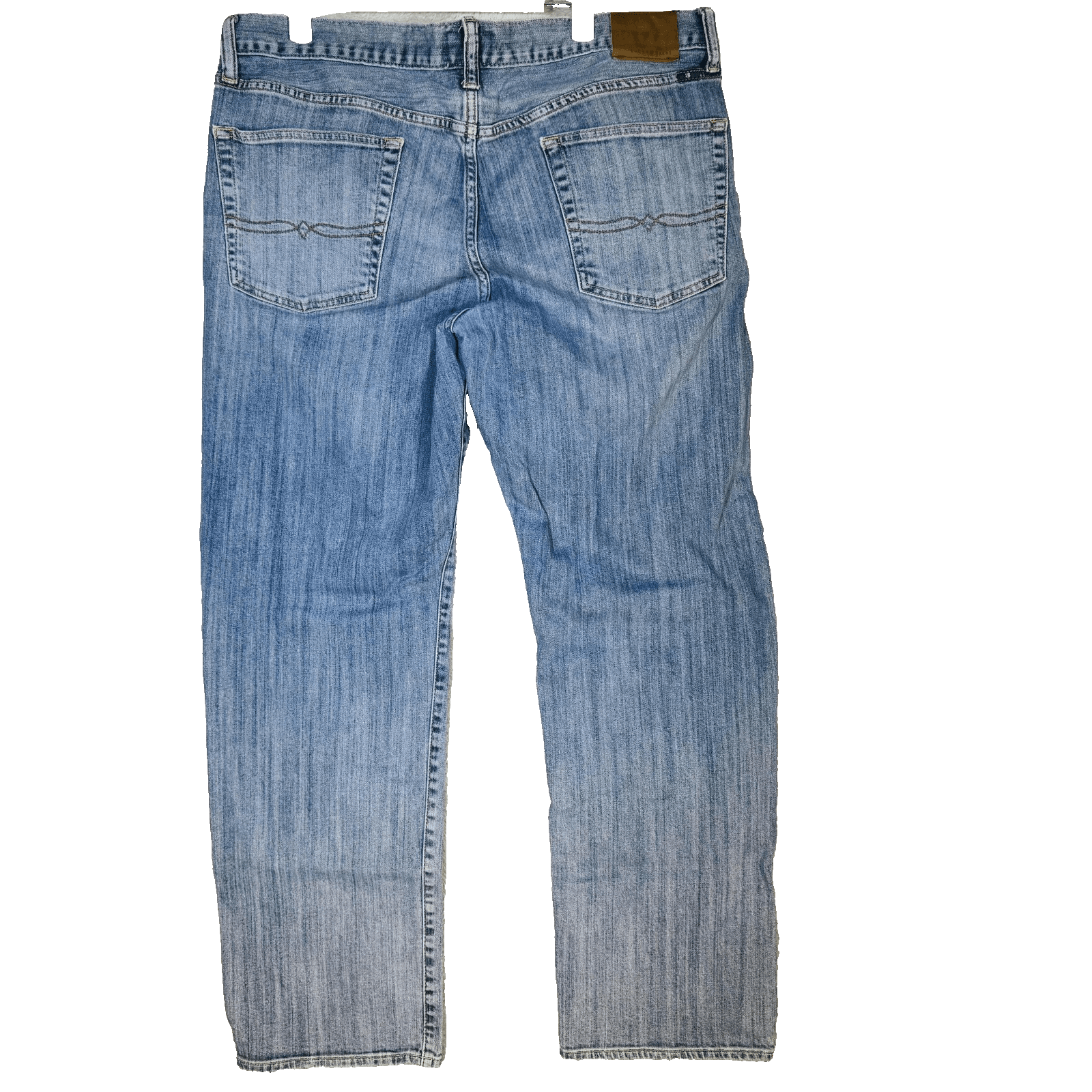 Lucky Brand 361 Vintage Straight Jeans Mens 38x32 Blue Light Wash Denim - Thumbnail 2