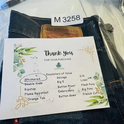 Levis 514 Jeans Mens 28x30 Blue Medium Wash Straight Denim Stretch Mid Rise - Thumbnail 10