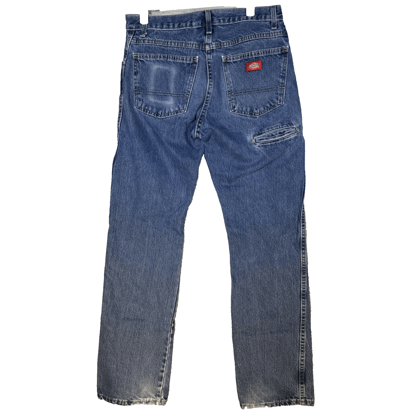 Dickies Jeans Boys 16 Reg Blue Carpenter Regular Fit Denim Work Medium Wash - Thumbnail 3