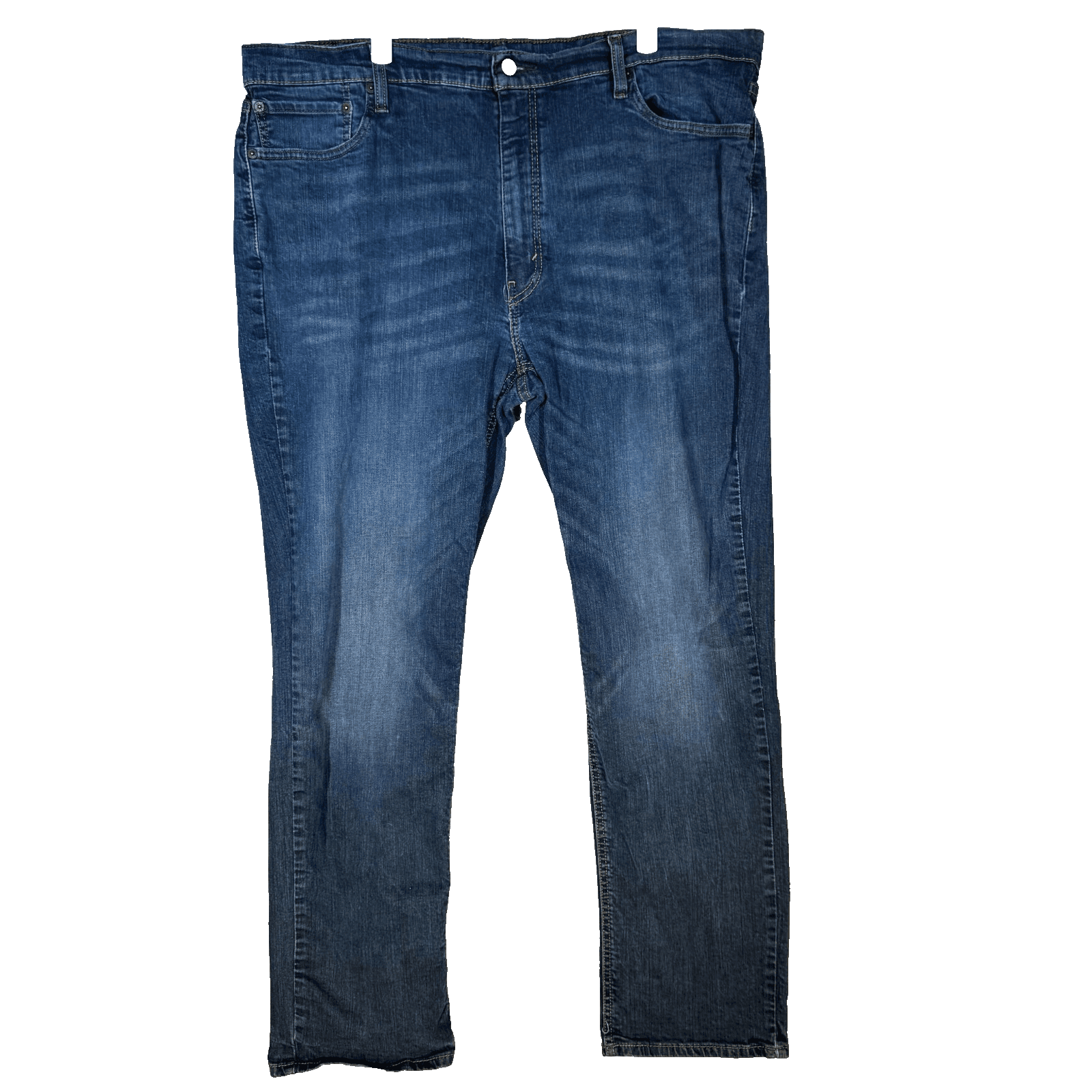 Levi's 541 Men's 42x34 Blue Denim Athletic Fit Mid-Rise Straight - Image 1