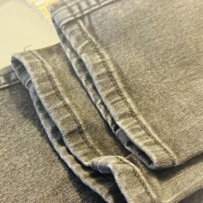 Levis 511Jeans Mens 29x32 Black Charcoal Wash Skinny Slim Stretch Denim Zip Fly - Thumbnail 9