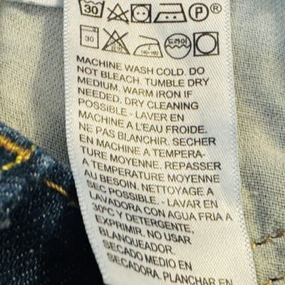 Levis 514 Jeans Mens 28x30 Blue Medium Wash Straight Denim Stretch Mid Rise - Thumbnail 7