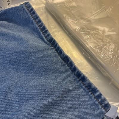 Levis 469 Shorts Mens 38 Light Wash Denim Relaxed Fit Bermuda Casual - Thumbnail 8