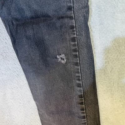 Levis 511Jeans Mens 29x32 Black Charcoal Wash Skinny Slim Stretch Denim Zip Fly - Thumbnail 3