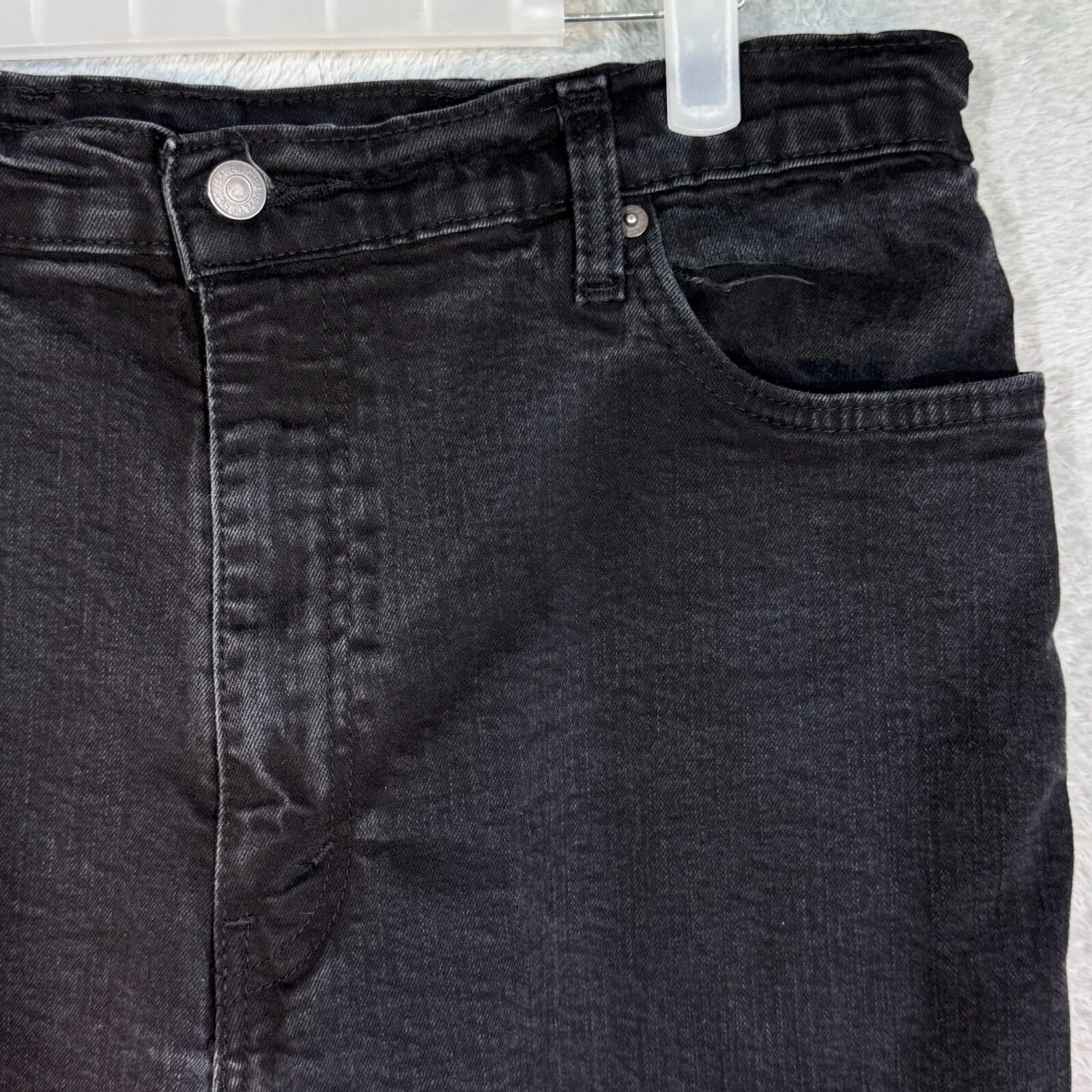 Levi's 541 Mens Jeans 40x32 Black Stretch Mid Rise Athletic Fit Straight - Thumbnail 4