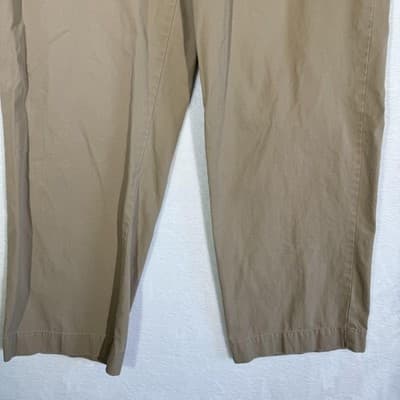 Polo Ralph Lauren Preston Pants Mens 35x30 Classic Chino Khaki Embroidered - Thumbnail 3