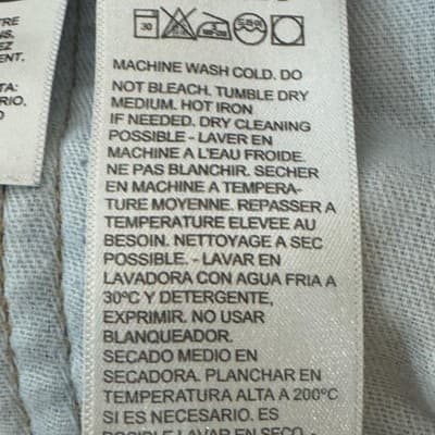 Levis 469 Shorts Mens 38 Light Wash Denim Relaxed Fit Bermuda Casual - Thumbnail 6