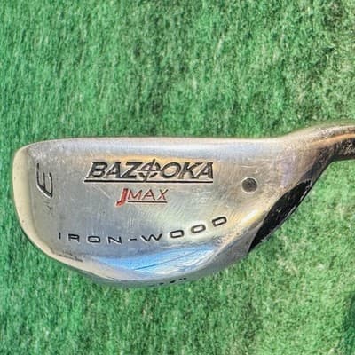 Bazooka JMAX 3 Hybrid 21° Mens RH R Flex Graphite Stainless Silver Golf Club - Image 1