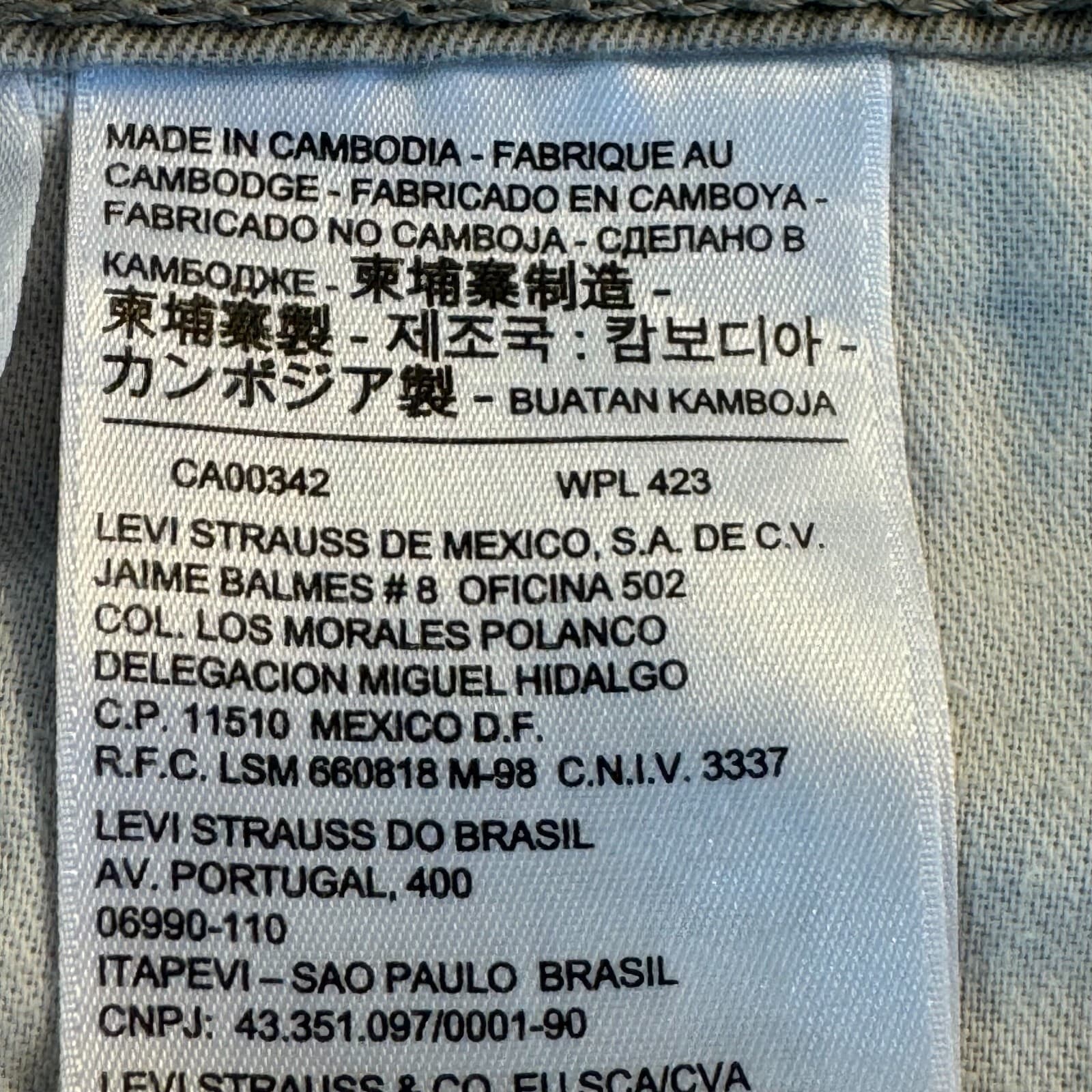 Levi's 541 Men's Jeans 39x32 Beige Stretch Mid-Rise Straight Leg - Thumbnail 12