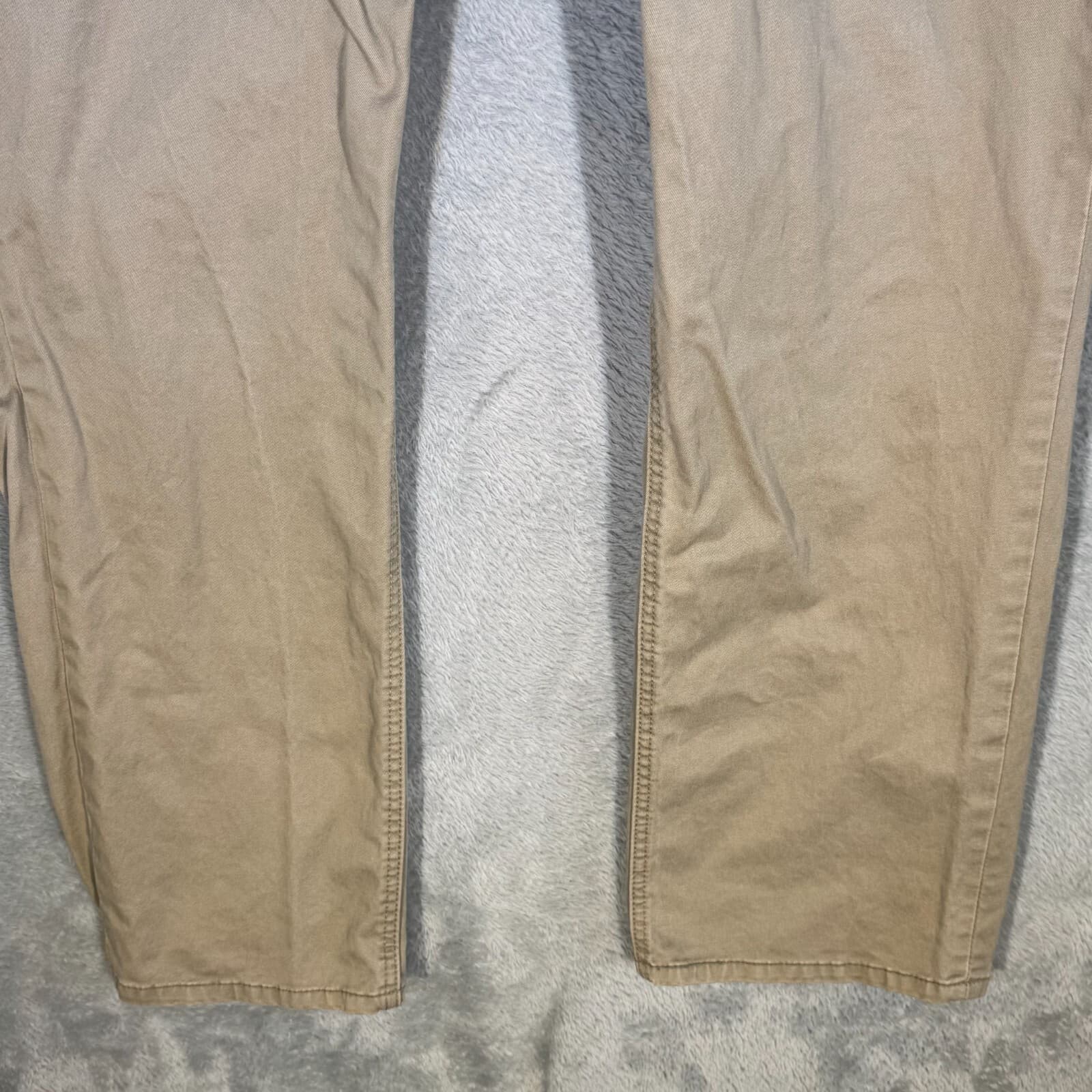 Levi's 541 Men's Jeans 39x32 Beige Stretch Mid-Rise Straight Leg - Thumbnail 5