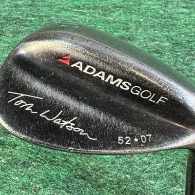 Adams Golf Tom Watson Gap Wedge 52° Steel Shaft Golf Pride Grip Mens Right Hand - Image 1