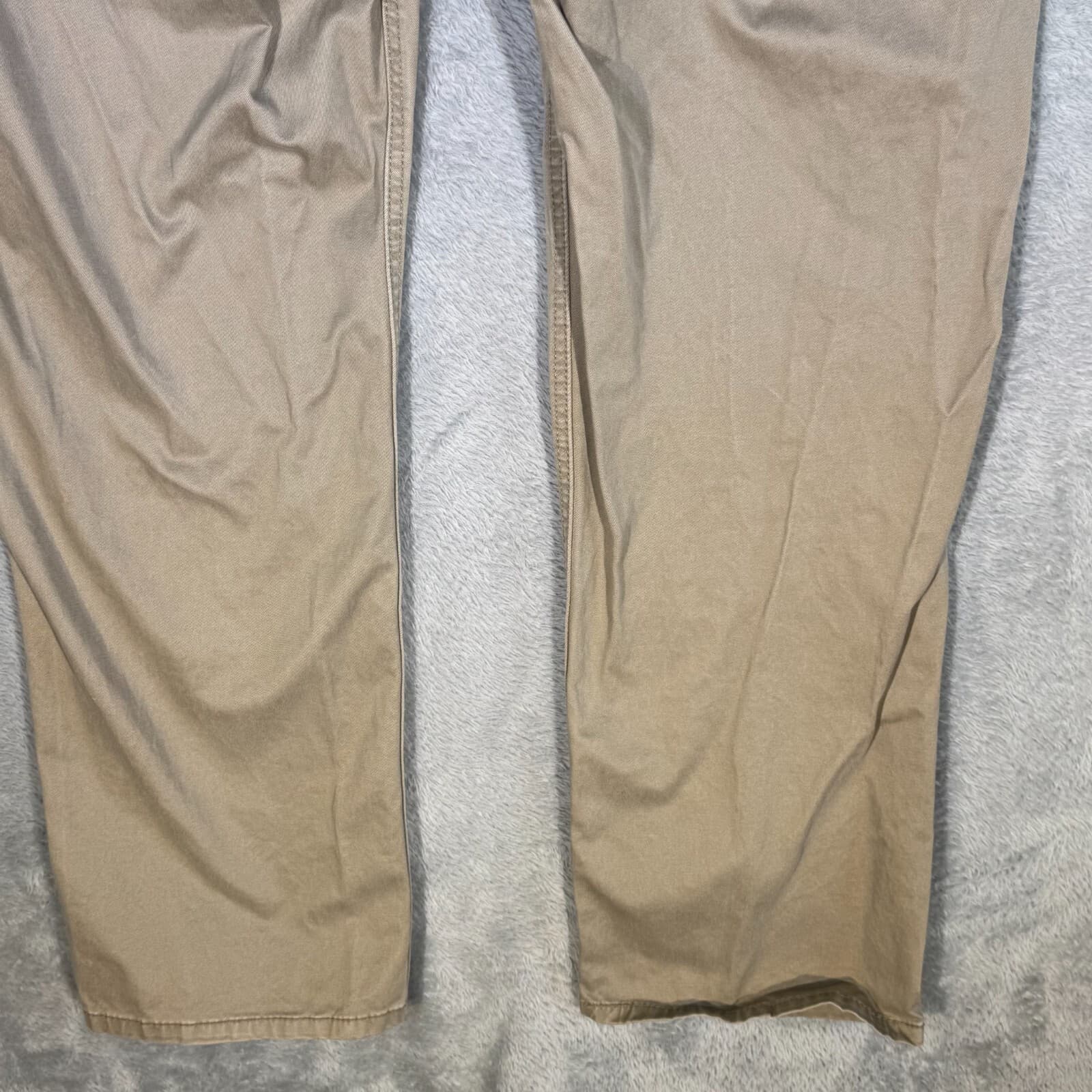 Levi's 541 Men's Jeans 39x32 Beige Stretch Mid-Rise Straight Leg - Thumbnail 9