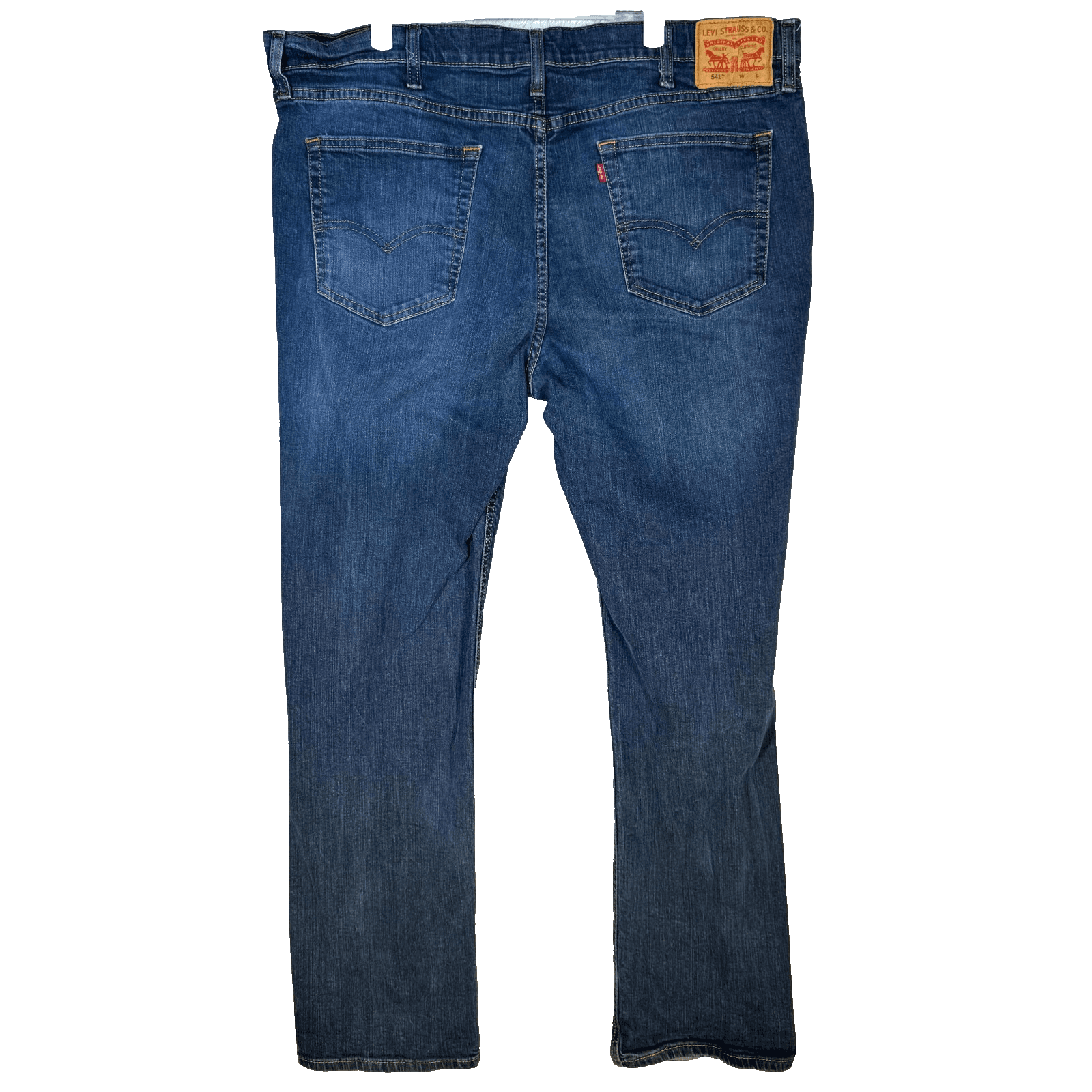 Levi's 541 Men's 42x34 Blue Denim Athletic Fit Mid-Rise Straight - Thumbnail 2