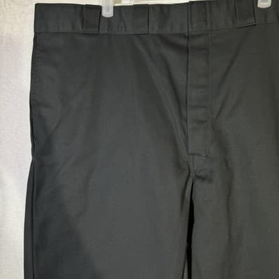 Dickies 874 Pants Mens 46x32 Dark Gray Original Fit Workwear Polyester Blend - Thumbnail 4