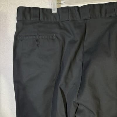 Dickies 874 Pants Mens 46x32 Dark Gray Original Fit Workwear Polyester Blend - Thumbnail 7