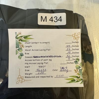 Dickies 874 Pants Mens 46x32 Dark Gray Original Fit Workwear Polyester Blend - Thumbnail 13