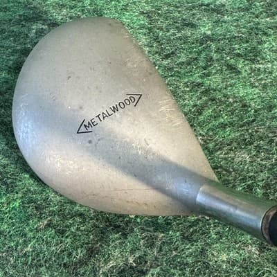 Vintage TaylorMade Pittsburgh Persimmon 3 Wood Mens LH Steel R300U 17° Loft USA - Thumbnail 3